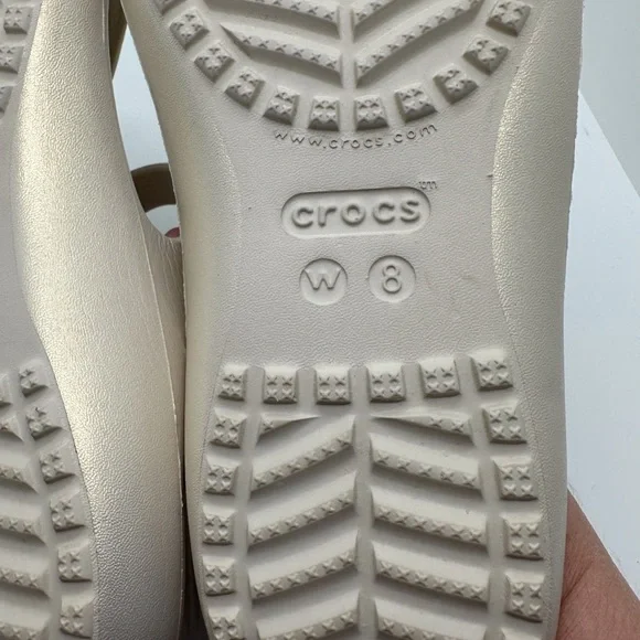 Crocs Kadee II Shimmer Slide Sandals Women’s Size 8 - Picture 5 of 6